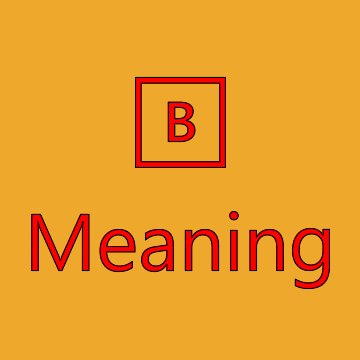 B Button Blood Type Emoji Meaning