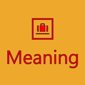 Baggage Claim Emoji Meaning