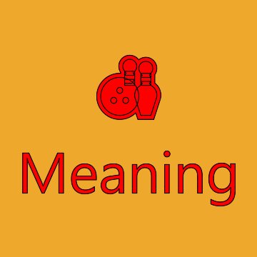 Bowling Emoji Meaning