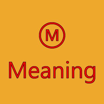 Circled M Emoji Meaning