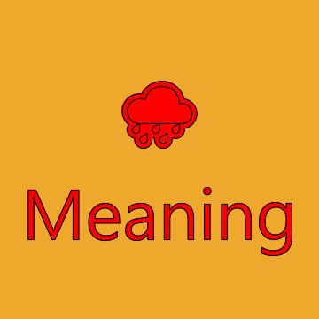 Cloud With Rain Emoji Meaning