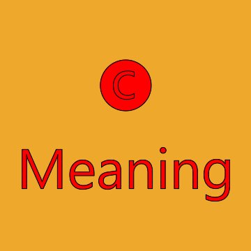 Copyright Emoji Meaning