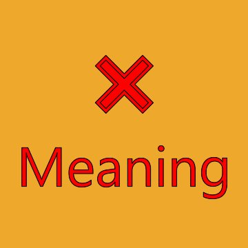 Cross Mark Emoji Meaning