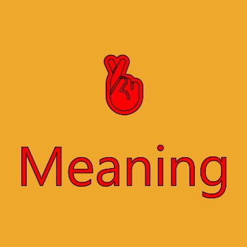Crossed Fingers Emoji Meaning