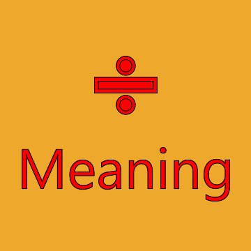 Divide Emoji Meaning