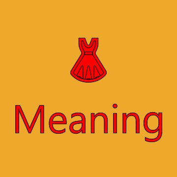 Dress Emoji Meaning
