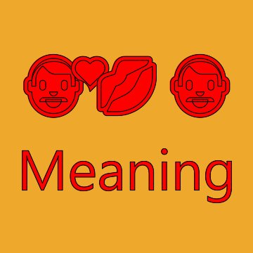 Kiss Man Man Emoji Meaning
