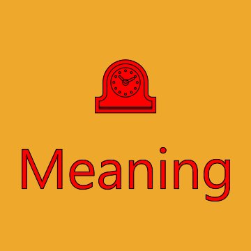 Mantelpiece Clock Emoji Meaning