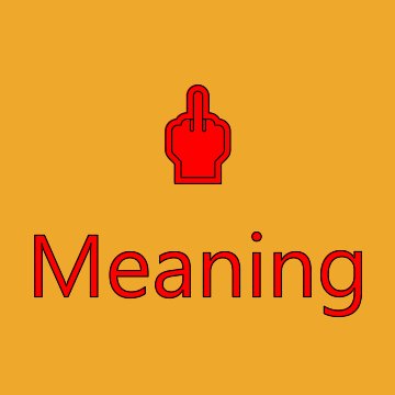 Middle Finger Emoji Meaning