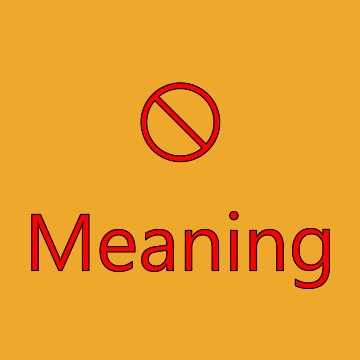 Prohibited Emoji Meaning