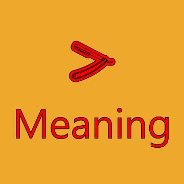 Razor Emoji Meaning