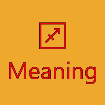 Sagittarius Emoji Meaning