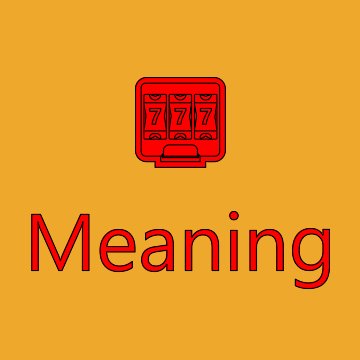 Slot Machine Emoji Meaning
