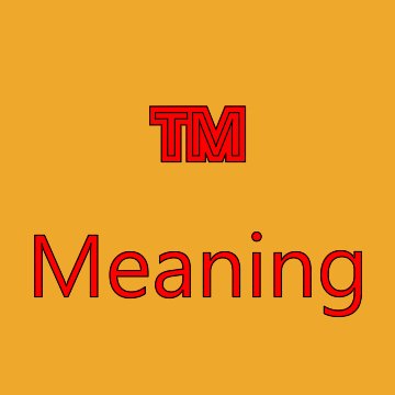 Trade Mark Emoji Meaning