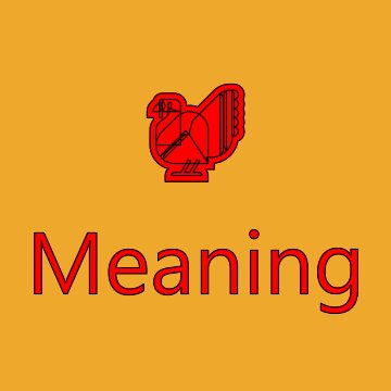 Turkey Emoji Meaning