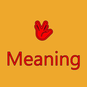 Vulcan Salute Emoji Meaning